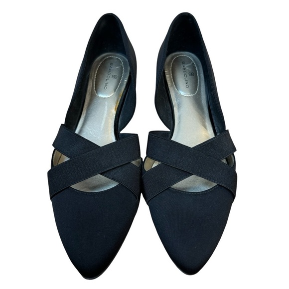 Bandalino Lanza Black Elastic Strapped Mary Jane Ballet Flats Womens Size 9 - Picture 4 of 8